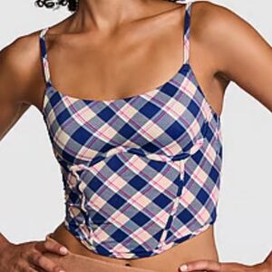 Victoria's Secret PINK The Cinched Micro Corset Top Size Medium-DD